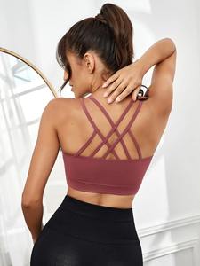 Sujetador Deportivo Ligero de alto soporte para mujer para Yoga, Fitness, correr y entrenamiento, Tops de entrenamiento de talla grande - Product Image 2