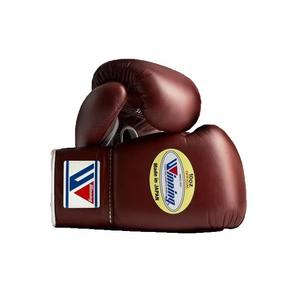 Gants de boxe MMA professionnels sur mesure de haute qualité, design à lacets Sanda, cuir de vache véritable, légers, antidérapants, tailles - Product Image 4