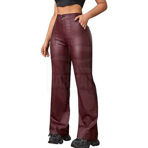 Pantalones de Cuero para Mujer Hechos en Pakistán, Cuero Suave, Material Duradero y Cómodo, Diseño Elegante para Uso en Exteriores - Product Image 5