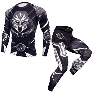 Mma Rash Guard Tops Rashguard Rash Guard Camisas de compresión personalizadas para hombres Camisa de compresión de manga larga Rash Guard - Product Image 5