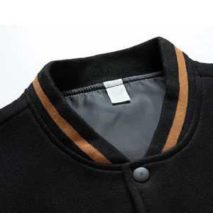 Dernier modèle Vestes pour hommes de haute qualité Varsity Letterman Veste universitaire de baseball personnalisée à manches en cuir 100% laine pour l'hiver - Product Image 3