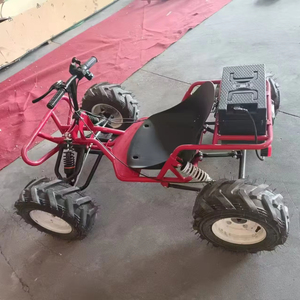 Scooter électrique tout-terrain vert à 4 roues, moteur sans balais 1000W, batterie au lithium, double suspension, contrôle par application, unisexe - Product Image 4