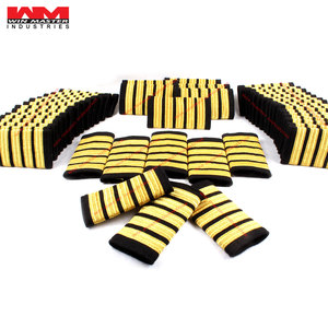 องศา Epaulettes ชุดสายรัดไหล่คุณภาพสูง ออกแบบตามสั่ง ผลิตในปากีสถาน ชุดและอันดับพนักงานลูกเรือ - Product Image 3