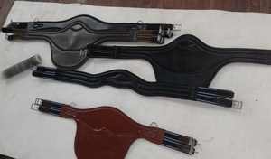 Sangle de cheval en cuir durable avec design rembourré Matériel solide et ajustement confortable Idéal pour l'équitation et l'entraînement professionnels - Product Image 6