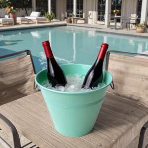 Pot à Boissons Métallique de Qualité Supérieure Refroidisseur à Vin Porte-Bière Contenant à Champagne pour la Mise en Place de Bar et le Service d'Événements - Product Image 2