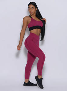 Dernière mode Leggings personnalisés à la taille arrachée Leggings d'entraînement de tous les jours Taille élastique et vêtements de sport Leggings de yoga pour les femmes - Product Image 6