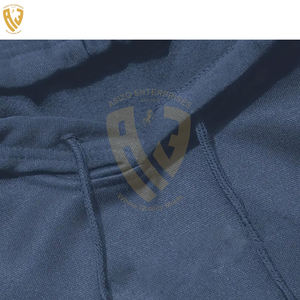 Chándal de algodón 100% Unisex con logotipo personalizado de servicios OEM, conjuntos transpirables de otoño e invierno para hombre, pantalones con patrón sólido, venta al por mayor - Product Image 3