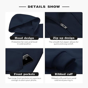 เสื้อมีฮู้ดแบบสวมหัวสำหรับผู้ชายเสื้อฮู้ดแบบสวมหัวสำหรับผู้ชายสไตล์ไม่ซ้ำใครระบายอากาศได้ดีวัสดุที่ดีที่สุดผลิตโดยชุดเดรสกีฬา - Product Image 6