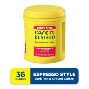 Café Bustelo Espresso, café moulu, torréfaction foncée, boîte de 36 onces - Product Image 2