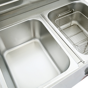 Thương Mại Nồi Chiên Đôi Thép Không Gỉ Sâu Tank Gas Sâu Nồi Chiên Khoai Tây Gas Chip Nồi Chiên - Product Image 3