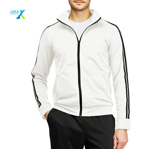 เสื้อแจ็กเก็ตแนวแอคทีฟฟิตรัดรูปสำหรับผู้ชายเสื้อออกกำลังกายแขนยาวมีซิปน้ำหนักเบา100% พิมพ์ลายสำหรับใส่วิ่งในยิมกลางแจ้ง - Product Image 2