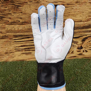 ถุงมือเบสบอลหนังวัวแท้กันลื่นสายรัดข้อมือยืดหยุ่นได้ดีไซน์แบบ OEM - Product Image 4
