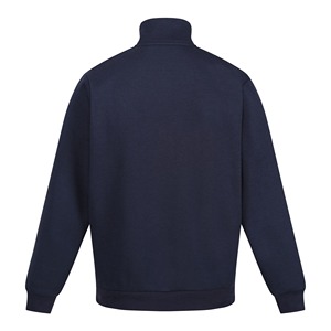 Sweat-shirt en molleton athlétique à manches longues et demi-fermeture éclair pour hommes, pull chaud avec logo personnalisé Streetwear solide, vente en gros de sweats à capuche - Product Image 2