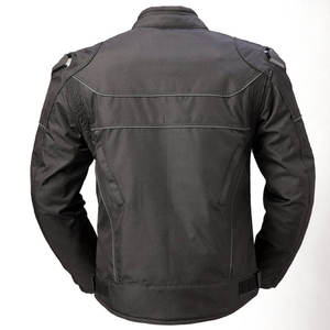 Veste en cuir pour moto pour homme, best-seller, coupe-vent, courte, pour motocyclistes, veste en cuir durable et protectrice - Product Image 2