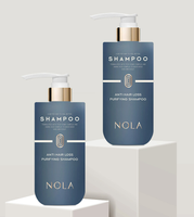 Champú Coreano NOLA Anticaída Sin Sulfatos, Fórmula Purificante, Sin Parabenos, Sin Silicona, Cuidado del Cuero Cabelludo, Nutritivo para el Cabello