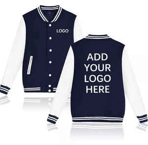 Diseño personalizado profesional 2025 alta calidad hombres moda Streetwear moda Varsity chaquetas contraste Color chaqueta - Product Image 6