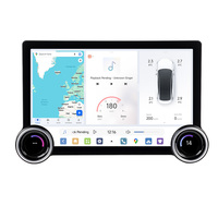 DUDUAUTO DUDU7 Pemutar Multimedia Radio Mobil Android 10,36/11,5 Inci Unit Head Universal DSP dengan Tombol Ganda