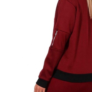 Meilleure vente Blouson aviateur pour femme prix de gros Veste universitaire avec doublure respirante en nylon viscose Type de traitement tricoté - Product Image 4