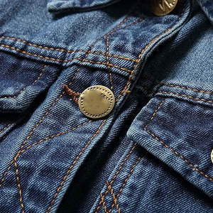 Chaleco vaquero para hombre más vendido, tejido vaquero transpirable hecho a medida, algodón, último diseño, talla grande, la mejor ropa exterior, chaleco vaquero - Product Image 4