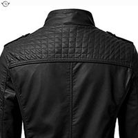 Nouvelle veste formelle en cuir véritable et toile pour homme, fabriquée en usine, prix abordable, imperméable, mode hiver, cuir pur