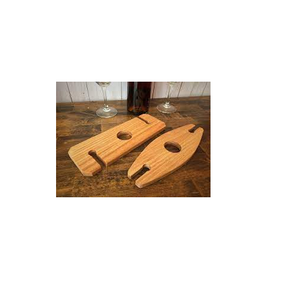 Wholesale Wood <b>Wine</b> Glass Cup Holder <b>Wine</b> <b>Rack</b> With Glass Holder Single <b>Wine</b> Bottle Glass Holder and Hot Sale Product - Product Image 2