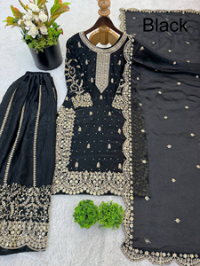 Collection de robes de mariée Salwar Kameez de créateur en micro-coton, pour soirée, coupe longue et ample, anti-humidité, entièrement cousues - Product Image 4