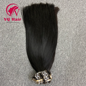 Meilleure vente bande de cheveux 100% faisceaux de cheveux humains vierges bruts non transformés cheveux alignés sur les cuticules - Product Image 3