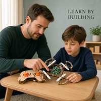 Kit de drone en bois DIY KOUYIKOU 2026, jouet volant télécommandé, ensemble de montage de quadricoptère, modèle éducatif STEM pour enfants