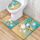 Custom Printed <b>Mat</b> <b>Bathroom</b> Rug <b>Set</b> for <b>Bathroom</b> Non-Slip Shower Curtain Bath <b>Mat</b> - Product Image 1