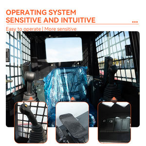 ציוד חדש להסרת שלג במזג אוויר קר, מעמיס קדמי זחלי, מעמיס זחלי עם קבינה סגורה לחלוטין, מקצועי לשלג - Product Image 4