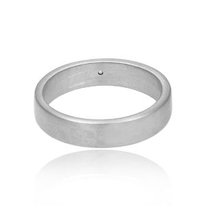 <b>Wedding</b> <b>band</b> luxury solid 925 sterling <b>silver</b> matte finish zircon stone <b>band</b> ring for women and men's gift jewellery <b>band</b> rings - Product Image 2
