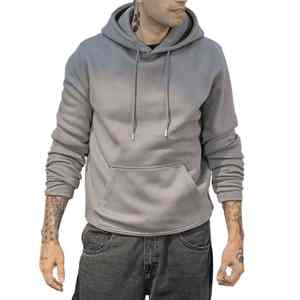 Sweats à capuche confortables à manches longues de couleur unie 100% coton pour hommes de haute qualité avec des prix bon marché du Pakistan - Product Image 6