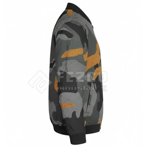 Blouson d'hiver pour homme personnalisé avec col montant et logo frontal, à capuche, respirant et écologique, service OEM en gros - Product Image 4