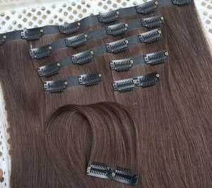 เครื่องจักรสำหรับตกแต่งผมอย่างดีเยี่ยม ผมแท้แบบเวฟตรงเนียนนุ่ม เกรด Remy Virgin  ผู้ส่งออกผมแท้จากอินเดีย - Product Image 1