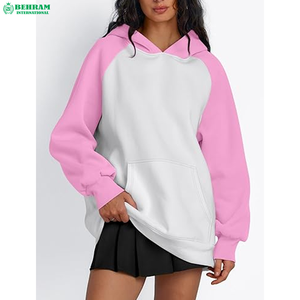 Sweat-shirts longs doux et confortables pour femmes, style sport, design optimal, imprimés sur mesure, épaules tombantes, doublés, 100 % coton - Product Image 5