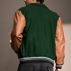 Chaqueta Vintage Personalizada con Bordado de Béisbol, Estilo Universitario, Holgada y Moderna para Otoño - Product Image 5