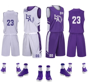 Uniforme de basketball d'été personnalisé en gros, tissu doux de qualité supérieure, coupe confortable, faible MOQ, impression de logo d'équipe, haute performance - Product Image 2