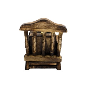 ชุดที่รองแก้วไม้ไผ่เก็บความร้อนสำหรับโต๊ะกาแฟ - Product Image 5