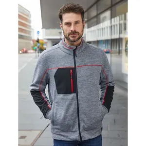 Men's Sustainable Structure Fleece <b>Jacket</b> Eco-Friendly Promotional Hoodie and Sweatshirt - Product Image 5