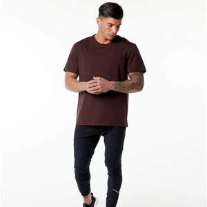 Plain Oversized T Shirts for Men Relaxed <b>Fit</b> Made With Thick Cotton Fabric <b>Perfect</b> for Everyday Wear Customization OEM Fashion - Product Image 1