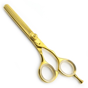 KOUNAIN 6.5 pouces ciseaux à cheveux en acier inoxydable tranchant comme un rasoir SS 420 cisailles de barbier droites en acier outil de beauté fournitures de Salon de coiffure - Product Image 6