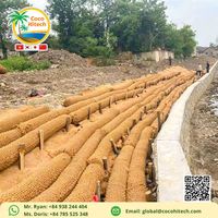 BOUGIE DE COCO pour la stabilisation des berges de rivière - BOUGIE DE COCO pour le contrôle de l'érosion