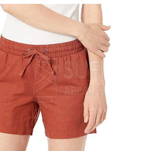 Shorts Bermuda d'été classiques pour femmes, taille haute, en tissu 100 % coton doux et léger, conçus pour un confort optimal par temps chaud - Product Image 6