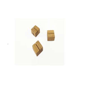 Wooden Menu <b>Card</b> <b>Holder</b> for Party Decoration Small Table Menu <b>Cards</b> <b>Holders</b> for square Shape and Small Size - Product Image 1