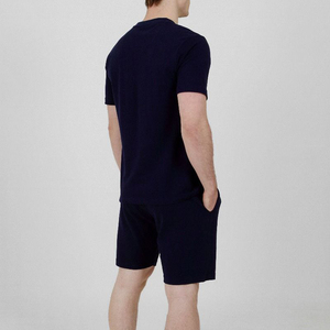 Conjunto de Pantalones Cortos y Camiseta Casuales de Verano para Hombre con Logotipo Personalizado, 2 Piezas, 100% Algodón, Ropa de Marca de Maternidad - Product Image 2