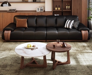 Modern Luxury Living Room <b>Sofa</b> Set High Density Foam Comfortable Sectional <b>Sofa</b> with Solid <b>Wood</b> <b>Frame</b> Custom Size Available - Product Image 2