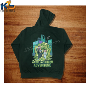 Sudadera con capucha de lana pesada para hombre con estampado personalizado | Jersey de invierno 100% de algodón Capucha forrada Transpirable Durable para marca OEM/ODM - Product Image 2