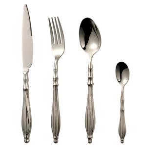 Ensemble de couverts couteau à beurre avec poignée de designer moderne cuillère fourchette ensemble de couverts en acier inoxydable - Product Image 6