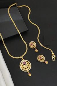 High Quality Bridal <b>Jewellery</b> <b>Set</b> With Finishing Necklace Earrings <b>for</b> Wedding Available at Wholesale Prices - Product Image 3