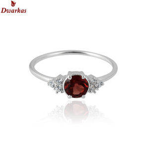 Joyería de Plata de Ley 925 de moda Topacio azul natural y anillo de fiesta de boda de múltiples piedras preciosas con incrustaciones de ajuste de bisel - Product Image 5